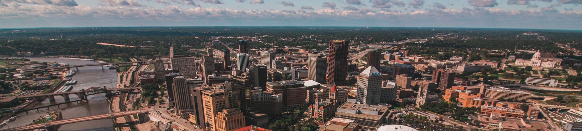 downtown st. paul skyline